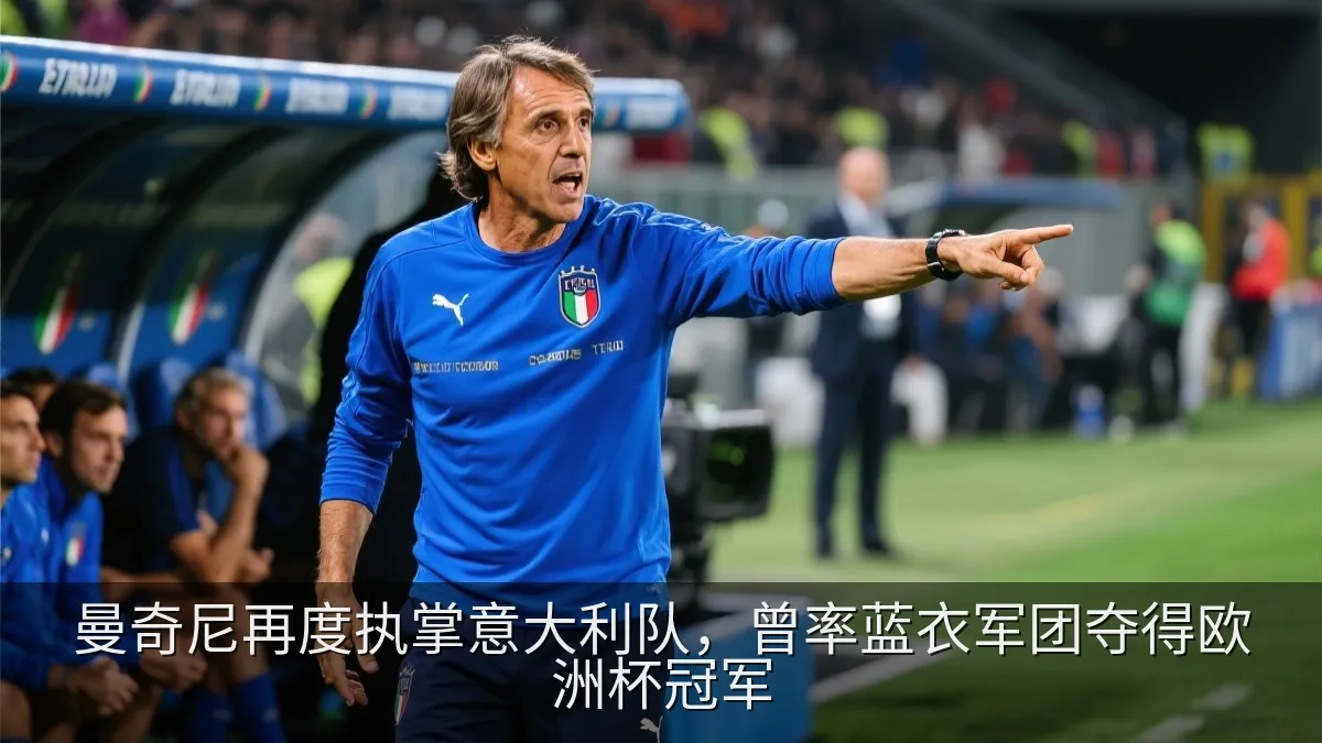 曼奇尼再度执掌意大利队，曾率蓝衣军团夺得欧洲杯冠军
